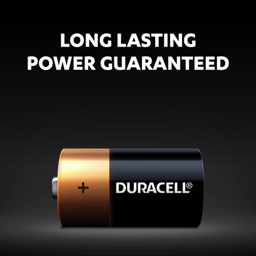 Duracell Type C Alkaline Batteries, pack of 2