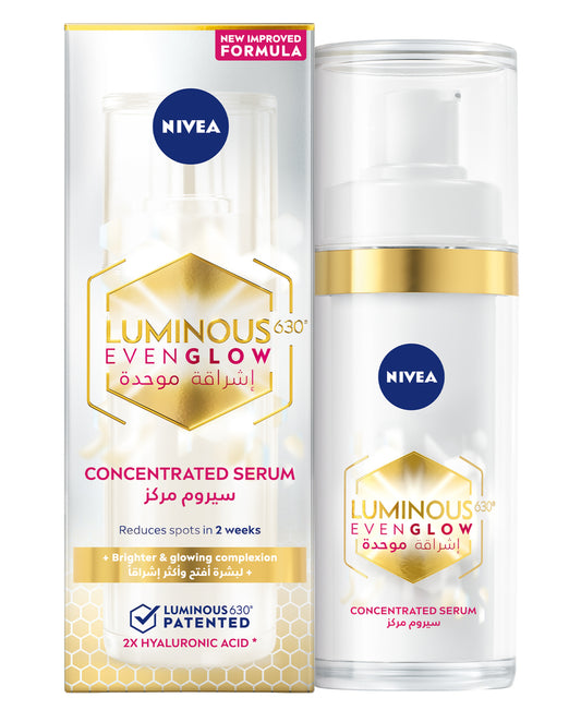 Nivea Luminous630 Even Glow Concentrated Face Serum 30 ml