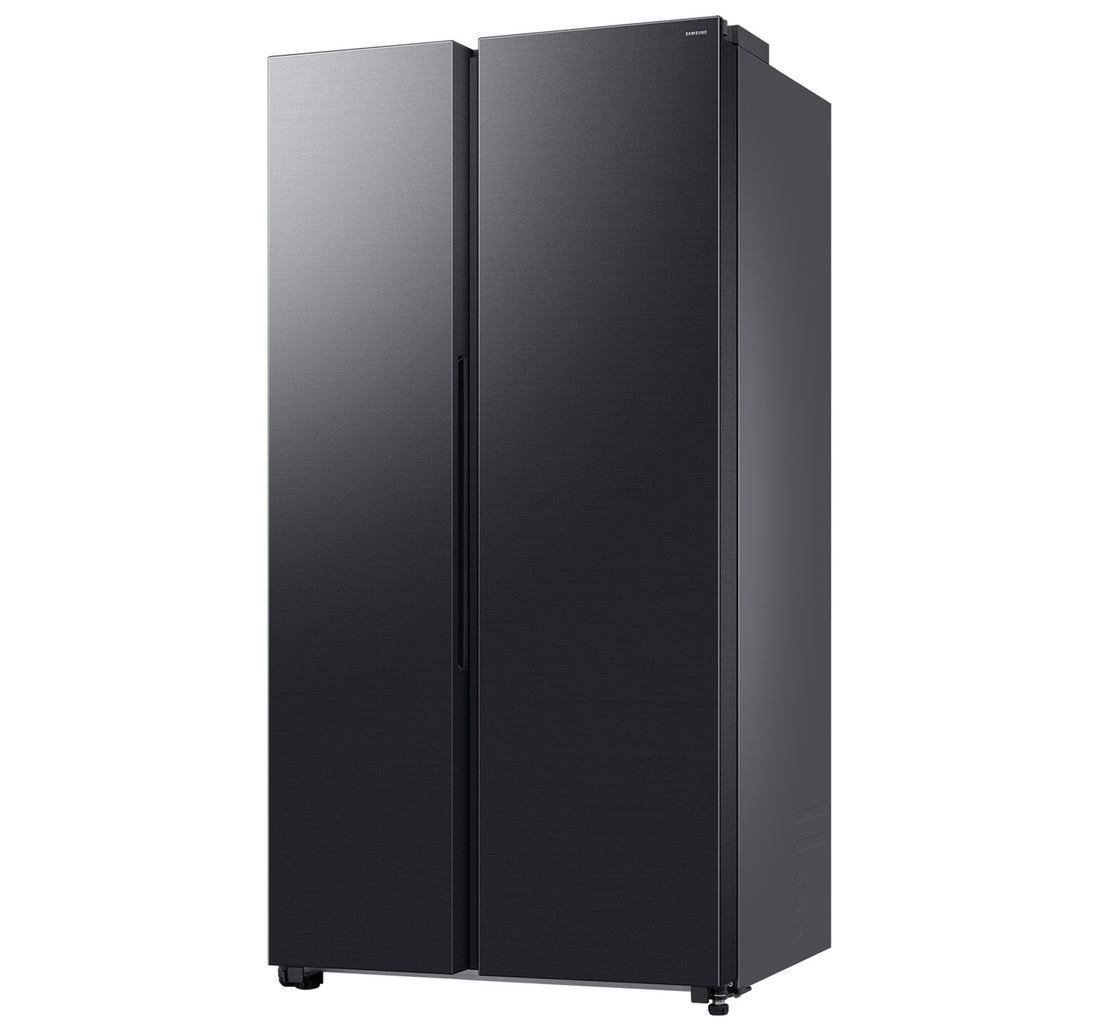 Samsung Side By Side Refrigerator, 650L, Black, RS70F65QDFKW