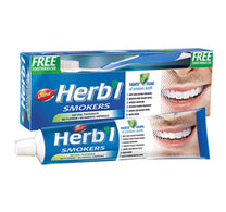 Dabur Herbal Smokers Natural Toothpaste 150 g + Toothbrush