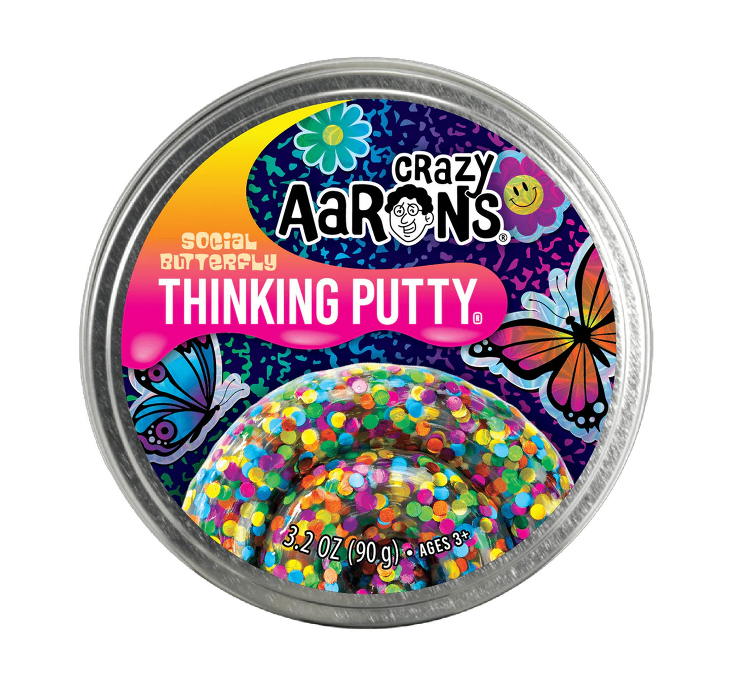 Crazy Aarons Social Butterfly Thinking Putty, TF020-EU