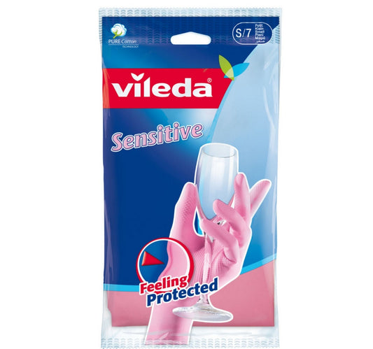 Vileda Gloves Sensitive Small Size 1 Pair