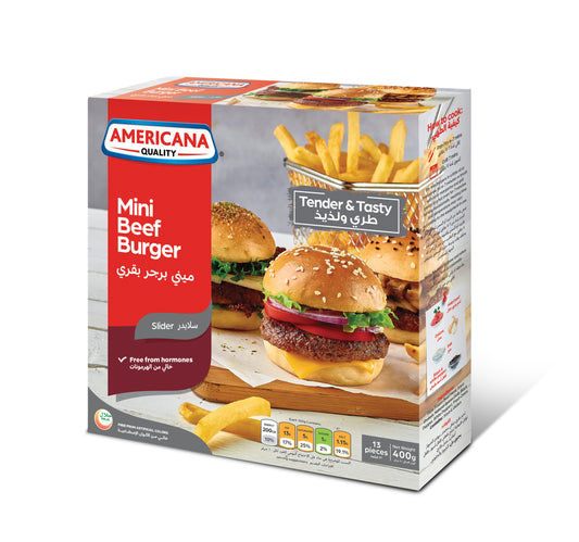 Americana Mini Beef Burger 13 pcs 400 g