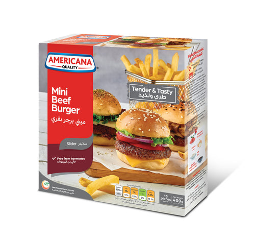Americana Mini Beef Burger 13 pcs 400 g