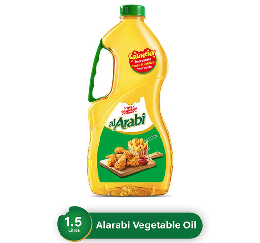 زيت نباتي نقي من العربي 1.5 لتر