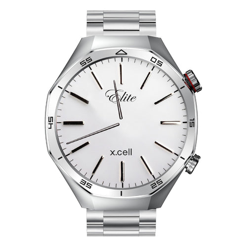 X.Cell Smart Watch Elite-7 Silver Steel Lulu Hypermarket