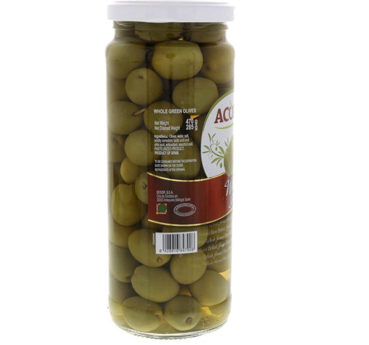 Acorsa Green Olives Whole 285 g
