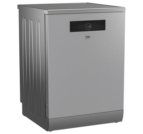 Beko Dish Washer, 15 Place Settings, Fingerprint-free Stainless Steel, BDEN38523XQ