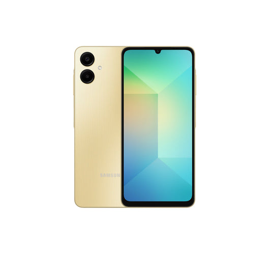 Samsung Galaxy A06 4G Smartphone, 6 GB RAM, 128 GB Storage, Gold