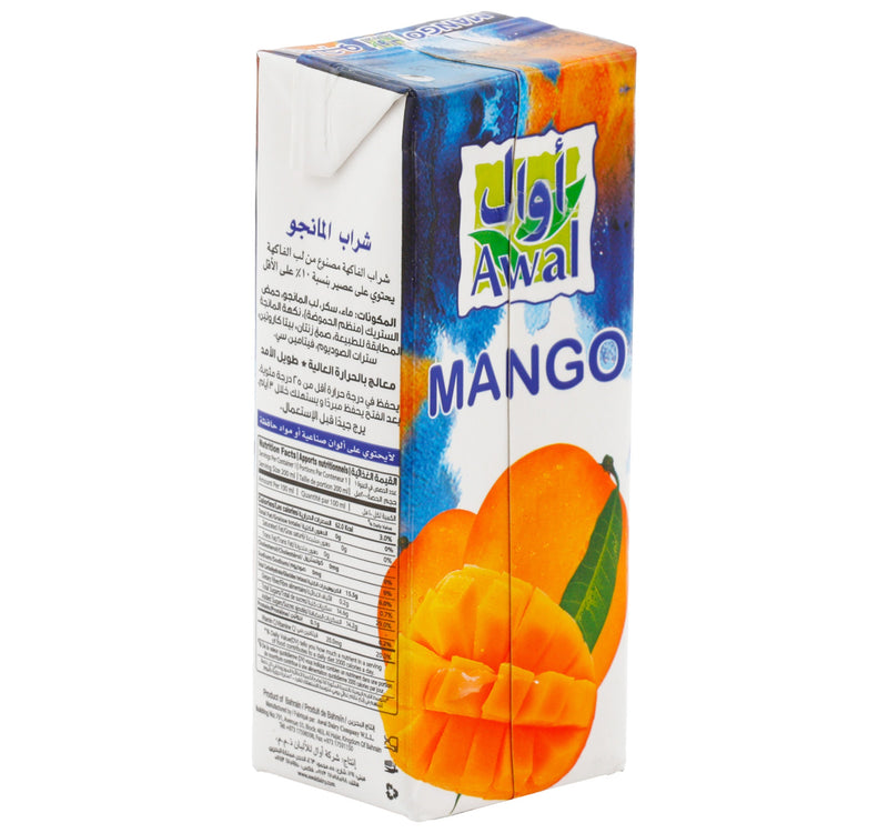 Awal Fruit Drink Mango 6 x 200 ml
