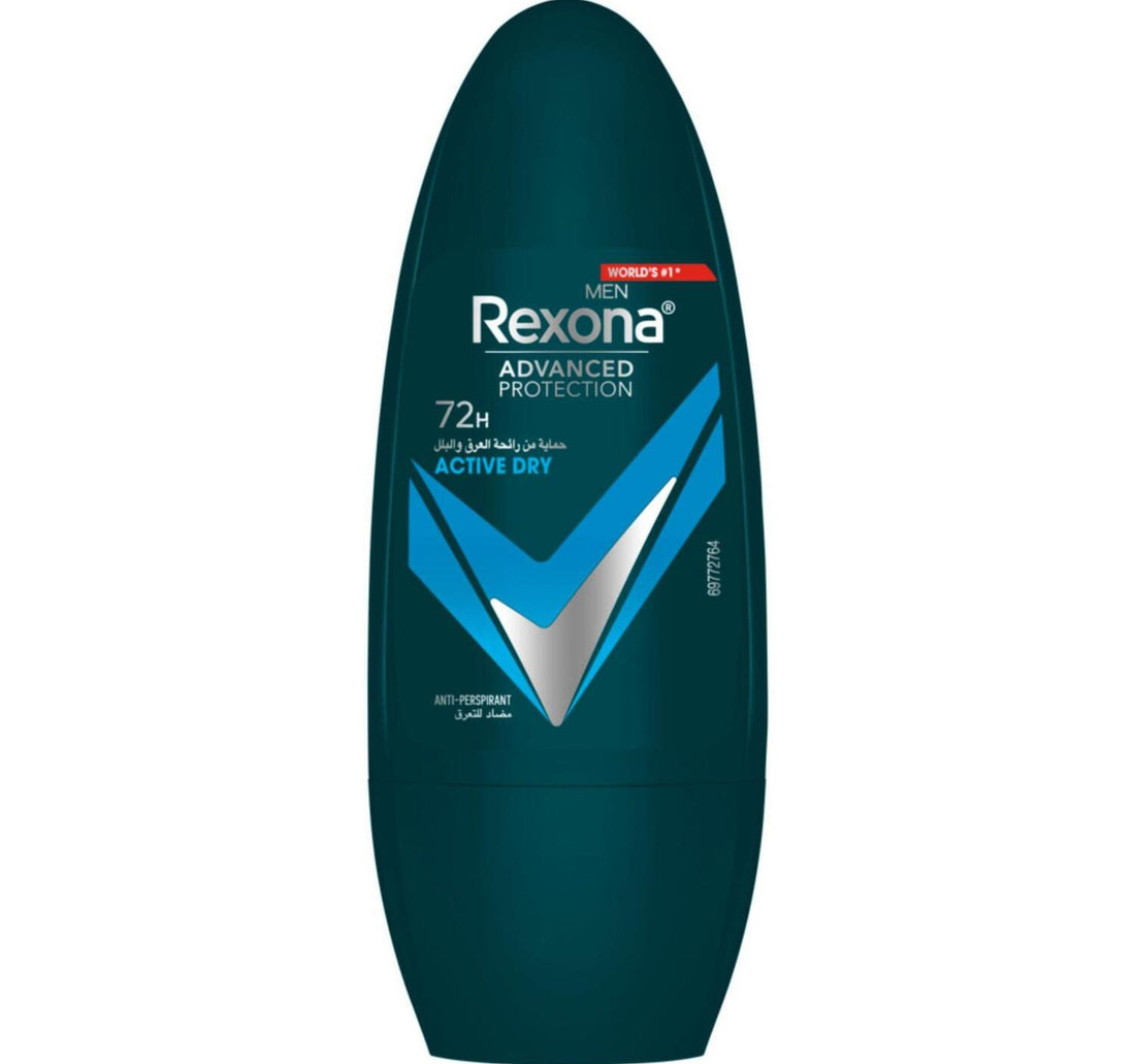 مزيل عرق ريكسونا للرجال مضاد للتعرق، رول أون، فعال وجاف، 50 مل
