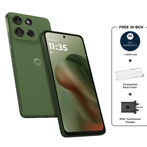 Motorola G56 5G Smartphone, 12 GB RAM, 256 GB Storage, Dill Green