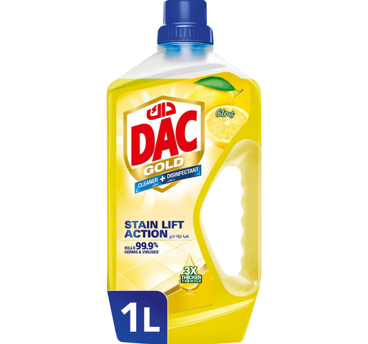 Dac Gold Disinfectant Rose Bloom 1 Litre + Citrus 1 Litre