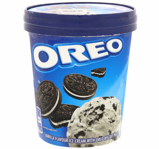 Oreo Vanilla Flavour Ice Cream With Oreo Biscuits 480 ml