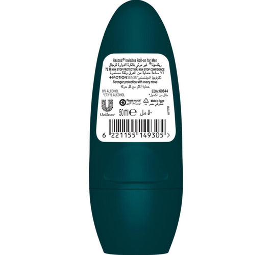 Rexona Motion Sense Antibacterial + Invisible Roll On For Men 50 ml