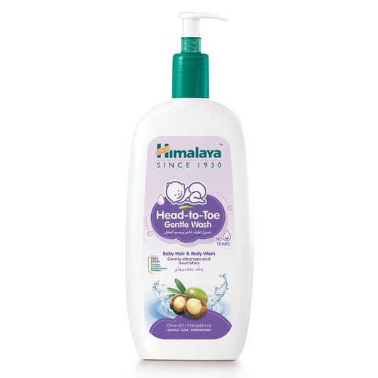 Himalaya Head To Toe Gentle Wash Baby Hair & Body Wash With Olive Oil & Macadamia 800 ml