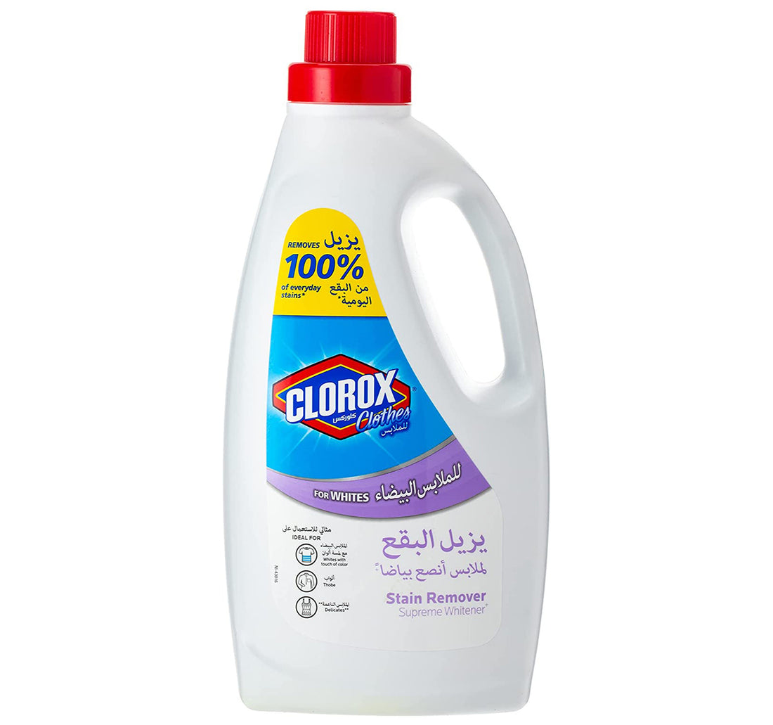 Clorox Liquid Stain Remover Supreme Whitener For White Clothes 1.8 Litres