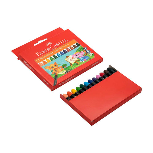 Faber-Castell Jumbo Wax Crayons 12 Pieces