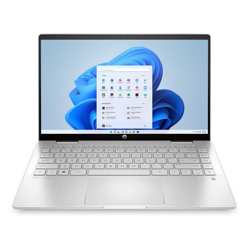 لابتوب إتش بي بافيليون x360 2 في 1، 14-EK1009NE، شاشة لمس FHD مقاس 14 بوصة، معالج إنتل كور i7، ذاكرة وصول عشوائي (RAM) سعة 16 جيجابايت، قرص SSD سعة 512 جيجابايت، بطاقة رسومات إنتل آيريس إكس إي مدمجة، نظام تشغيل ويندوز 11 هوم