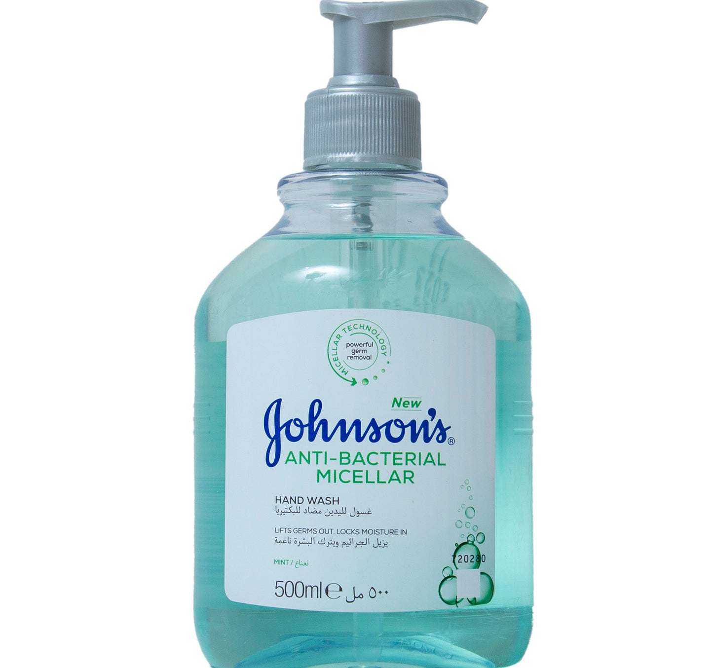 Johnson's Anti-Bacterial Micellar Handwash Mint 500 ml