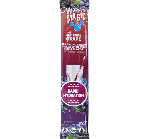 Water Magic Acai Berry Grape Sparkling Straw 24 g