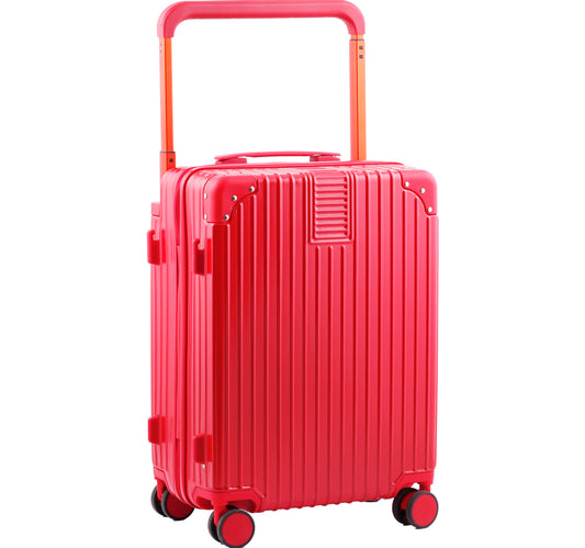 Traveller 4 Double Wheel Aluminum Hard Trolley, 20 inches, Assorted, TR3394