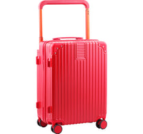 Traveller 4 Double Wheel Aluminum Hard Trolley, 20 inches, Assorted, TR3394