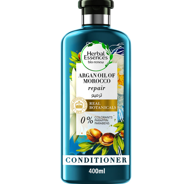 Herbal Essences Bio: بلسم رينيو ريبير بزيت الأرغان المغربي 400 مل