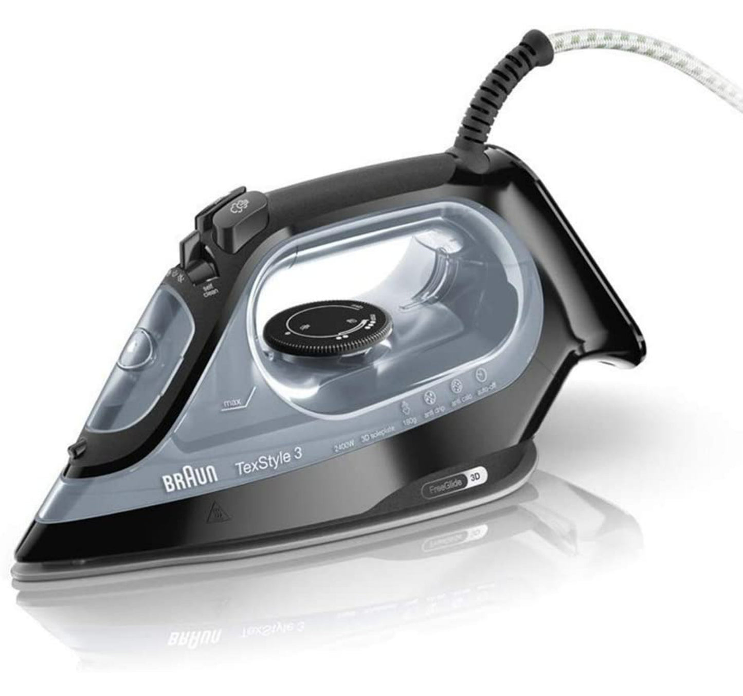 Braun Steam Iron, 2400W, Black, SI3055BK