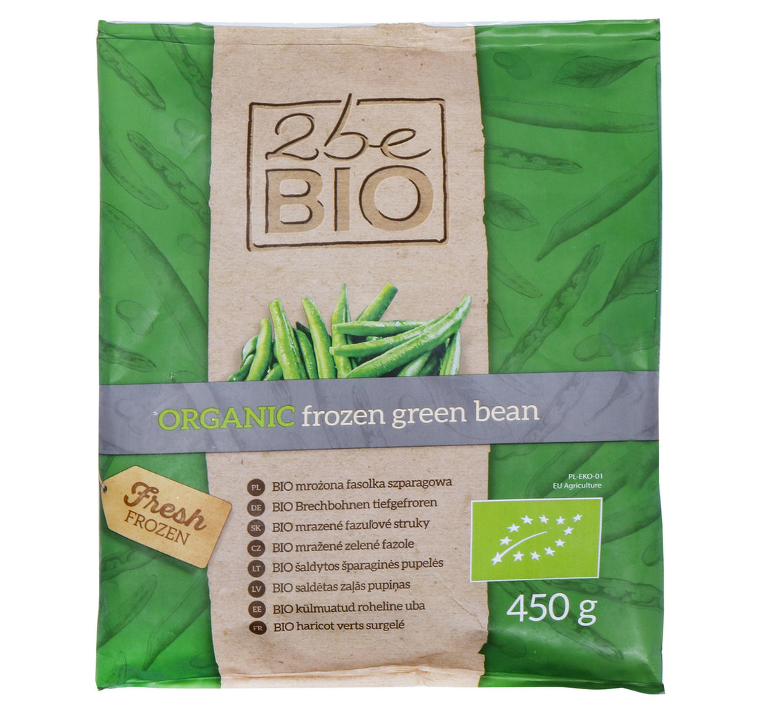 2be Bio Organic Frozen Green Bean 450 g