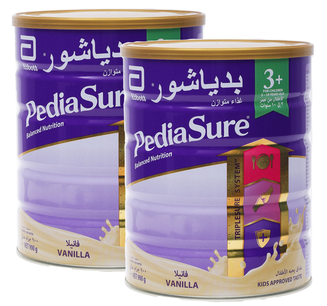 بيدياشور تغذية متكاملة ومتوازنة بنكهة الفانيليا من 3 إلى 10 سنوات 2 × 900 جم
