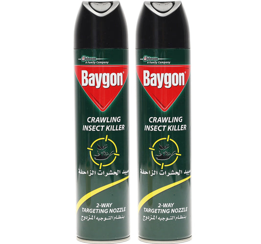 Baygon Crawling Insect Killer 2 x 400 ml