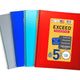 Exceed Wide Ruled Spiral Notebook A4 5Subject 160 Sheets Assorted Per Pc