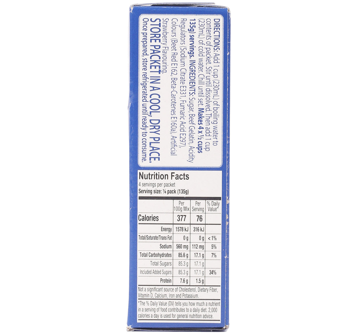 Foster Clark's Strawberry Jelly Value Pack 6 x 80 g