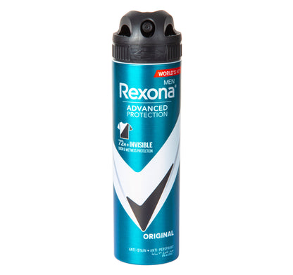 Rexona Men Antiperspirant Deodorant Spray Antibacterial + Invisible 150 ml
