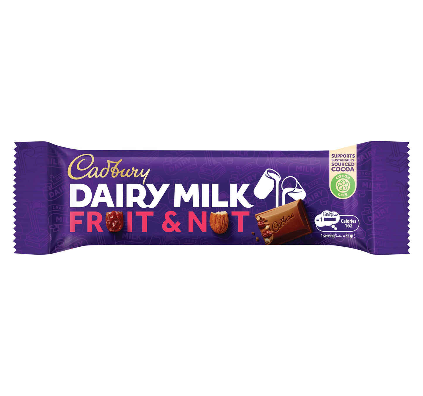 Cadbury Dairy Milk Fruit & Nut Chocolate 32 g