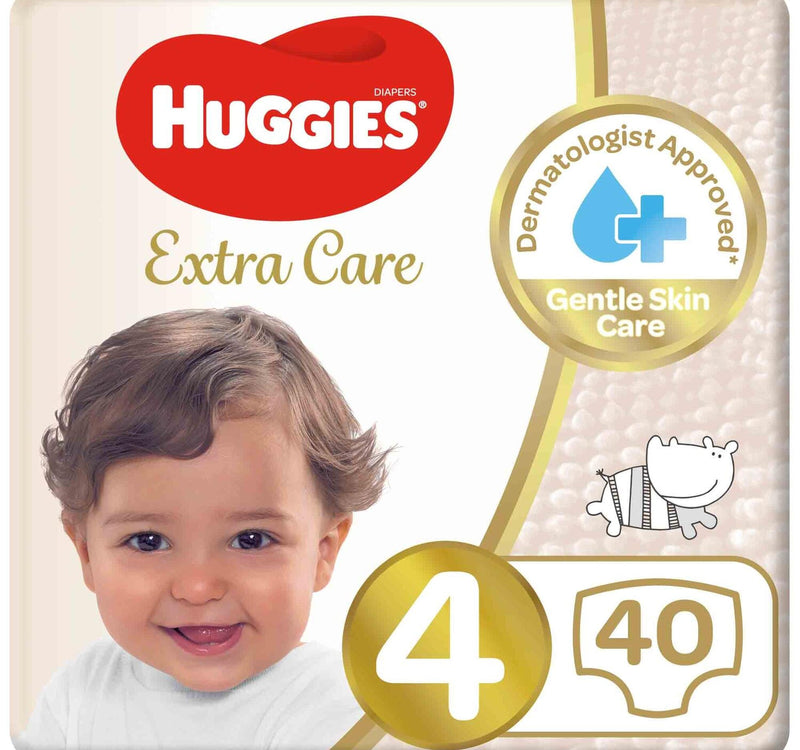 Huggies Extra Care Size 4 8 -14 kg Value Pack 40pcs