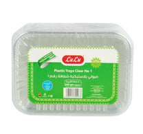LuLu Clear Plastic Trays Clear No.1 500 g