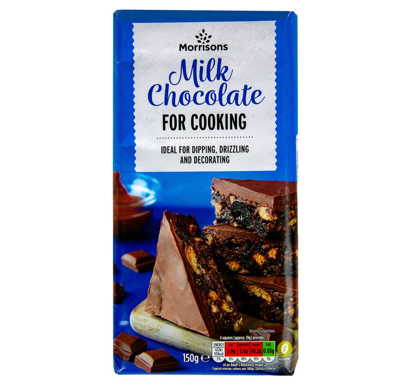 Morrisons Cooking Milk Chocolate 150 g Lulu Hypermarket