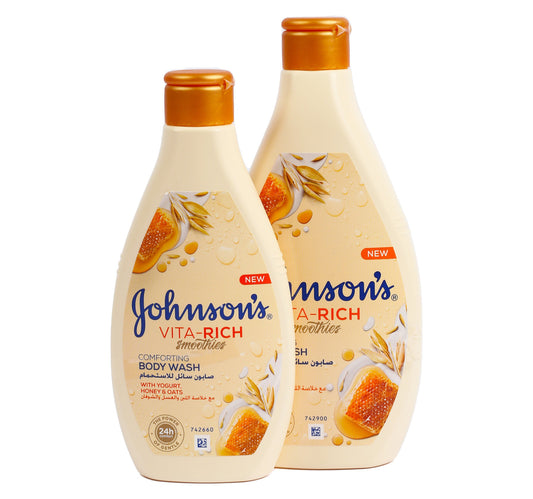 Johnson's Vita-Rich Smoothies Comforting Body Wash 400 ml + 250 ml