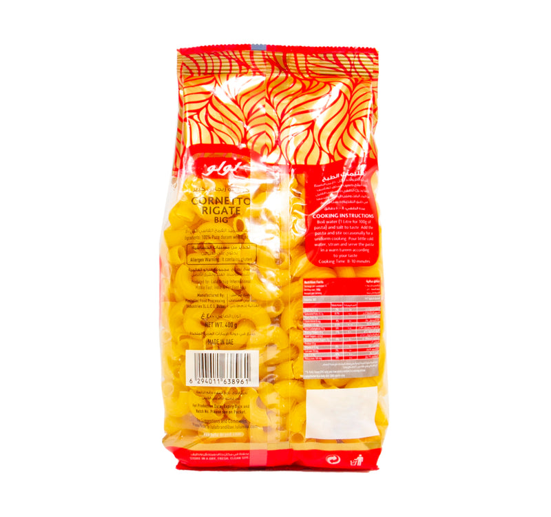 LuLu Cornetto Rigate Big Pasta 400 g