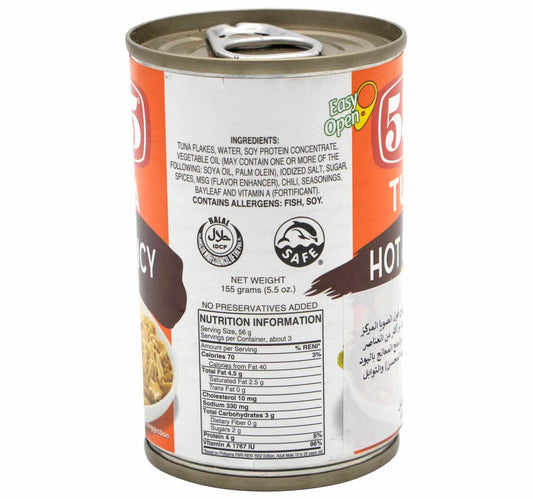 555 Tuna Hot & Spicy 155 g