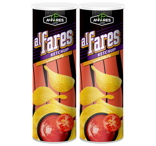 Al Fares Ketchup Chips Value Pack 2 x 140 g