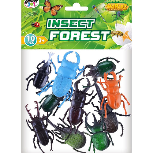 Power Joy Animal World Insects Play Set, 10 pcs, 2046B