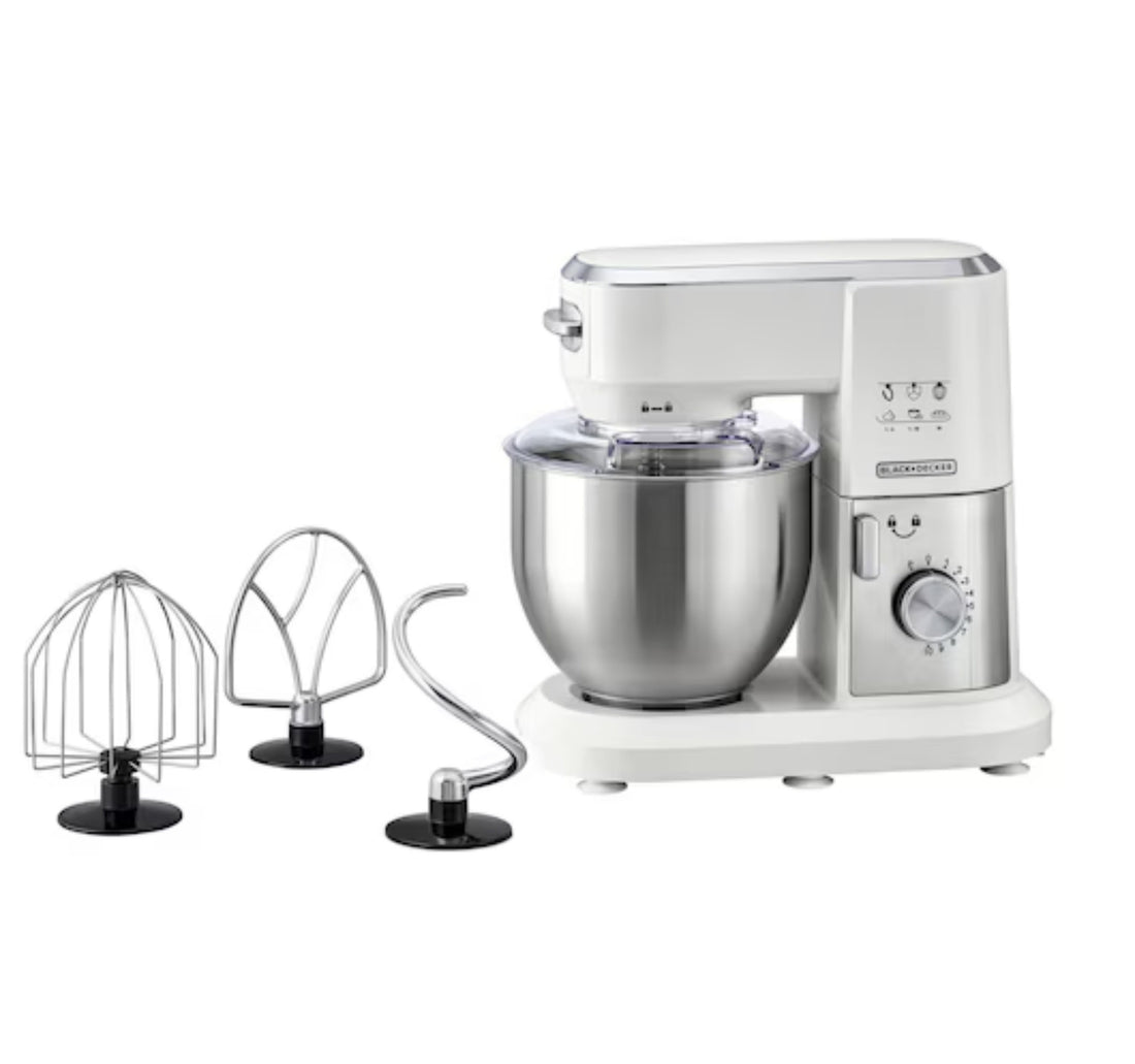 Black+Decker Multifunction Kitchen Machine, 6.0L, 1000W, MKM100