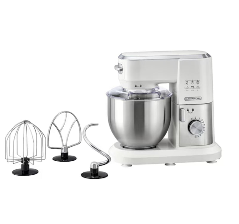 Black+Decker Multifunction Kitchen Machine, 6.0L, 1000W, MKM100