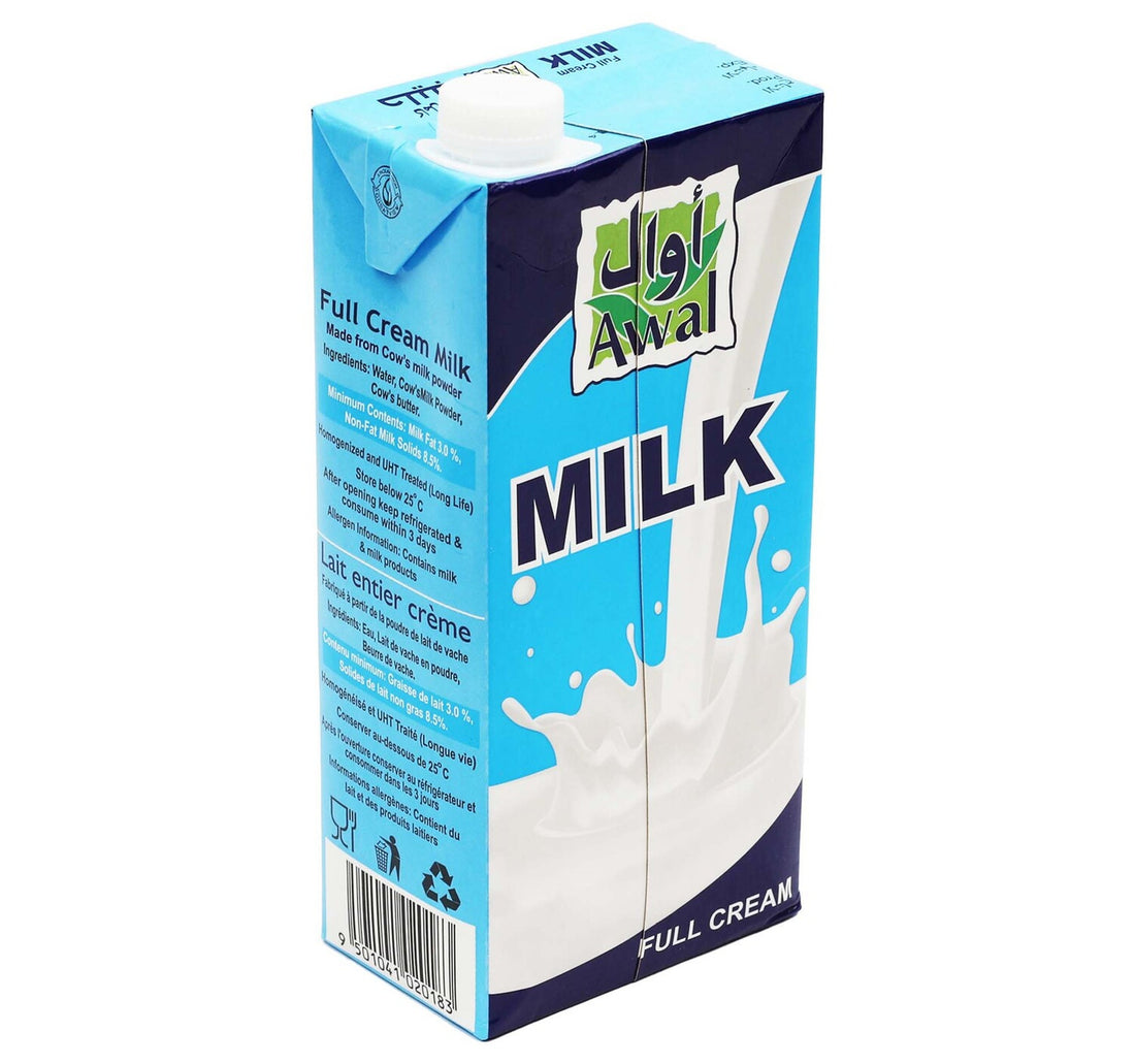 Awal Milk Full Cream 4 x 1 Litre