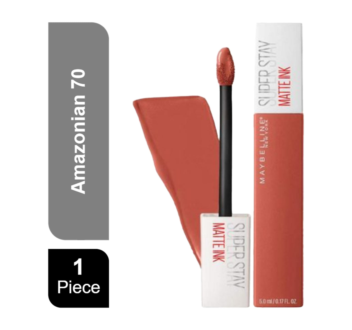 Maybelline New York Super Stay Matte Ink Lipstick Amazonian 70 1 pc