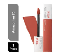 Maybelline New York Super Stay Matte Ink Lipstick Amazonian 70 1 pc