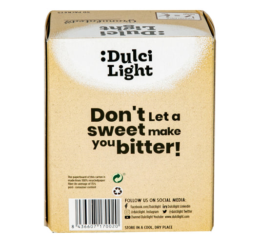 Dulci Light Brown Zero Calories Sweetener 50pcs 30 g